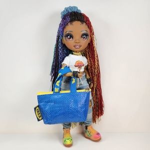 Mini Ikea Shopping Bag for 1/6 Scale Dolls